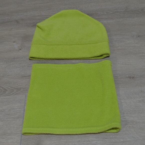 Columbia Green Fleece Hat and Neck Warmer Hat Size L/XL - Picture 2 of 6